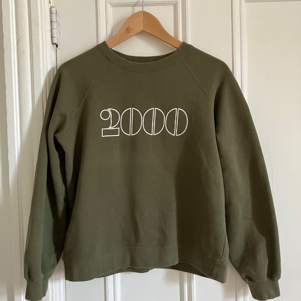 Sezane kaki sweat shirt 2000 S